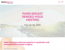 Tablet Screenshot of parisbreastrendezvous.com